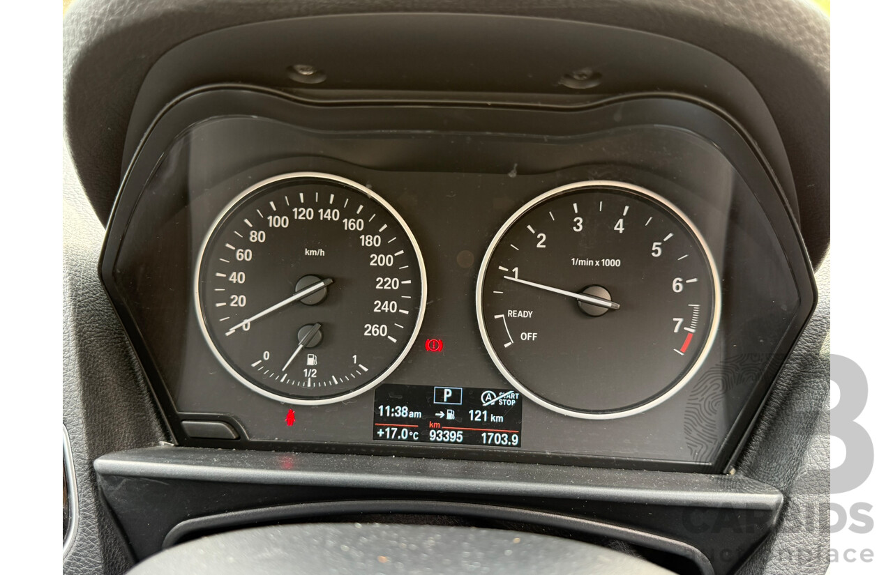 05/2013 Bmw 1 16i RWD F20 5D Hatchback Black 1.6L