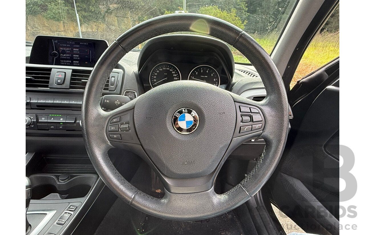 05/2013 Bmw 1 16i RWD F20 5D Hatchback Black 1.6L