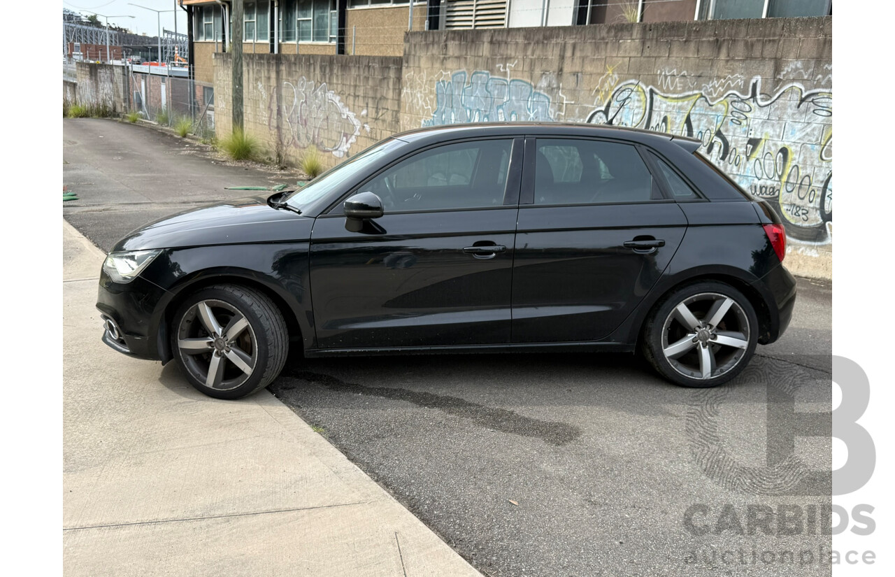 03/2014 Audi A1 SPORTBACK 1.4 TFSI AMBITION FWD 8X MY14 5D Hatchback Black 1.4L