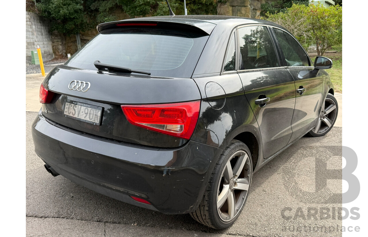 03/2014 Audi A1 SPORTBACK 1.4 TFSI AMBITION FWD 8X MY14 5D Hatchback Black 1.4L