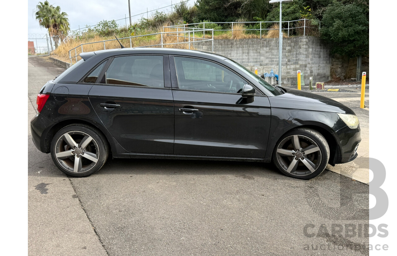 03/2014 Audi A1 SPORTBACK 1.4 TFSI AMBITION FWD 8X MY14 5D Hatchback Black 1.4L