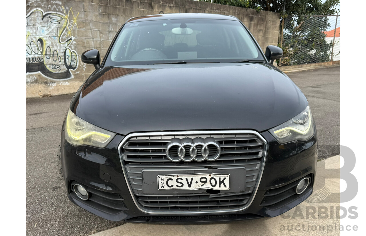 03/2014 Audi A1 SPORTBACK 1.4 TFSI AMBITION FWD 8X MY14 5D Hatchback Black 1.4L
