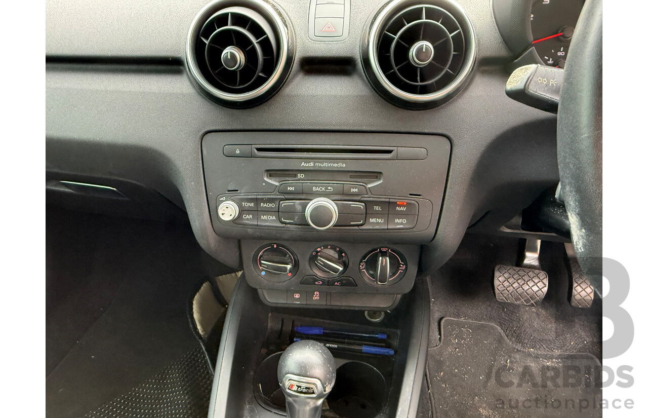 03/2014 Audi A1 SPORTBACK 1.4 TFSI AMBITION FWD 8X MY14 5D Hatchback Black 1.4L
