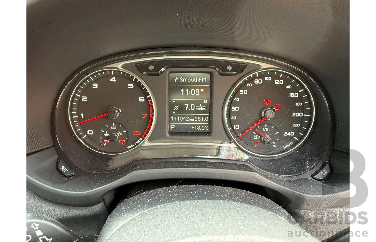 03/2014 Audi A1 SPORTBACK 1.4 TFSI AMBITION FWD 8X MY14 5D Hatchback Black 1.4L