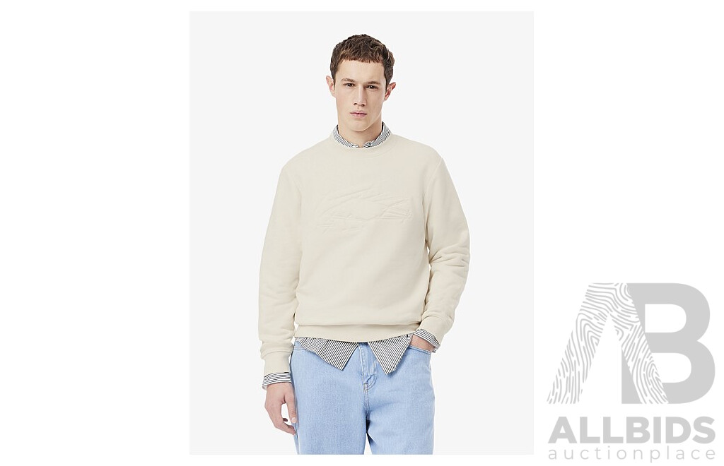 Holiday Tonal Cros Sweater (L)  Branded LACOSTE