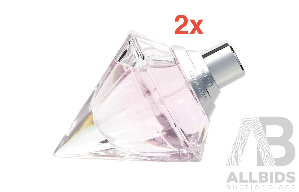 CHOPARD WISH PINK 70ml Eau De Toilette TESTER - Lot of 2