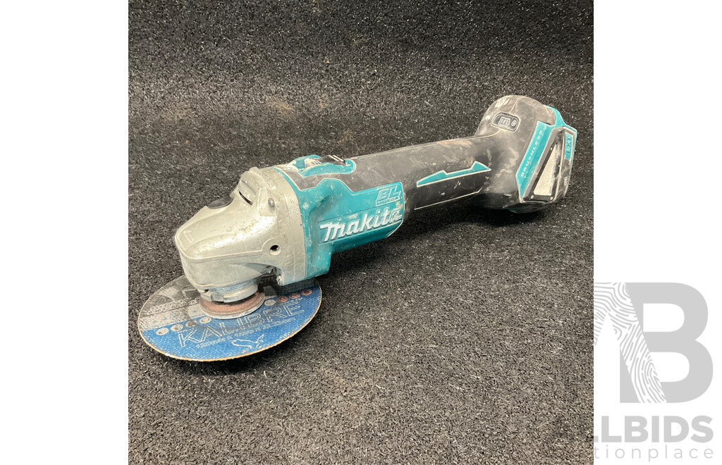 MAKITA 18V Brushless Angle Grinder (DGA504) - Skin Only