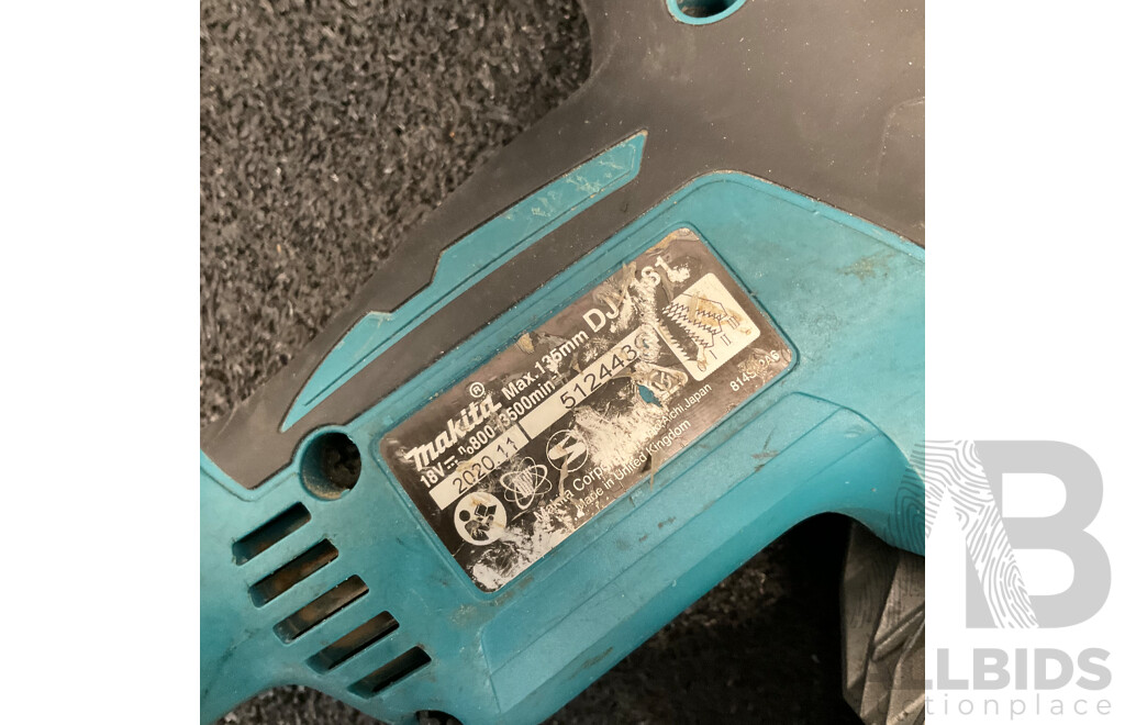 MAKITA 18V Compact Barrel Handle Jagsaw (DJV181)  - Skin Only