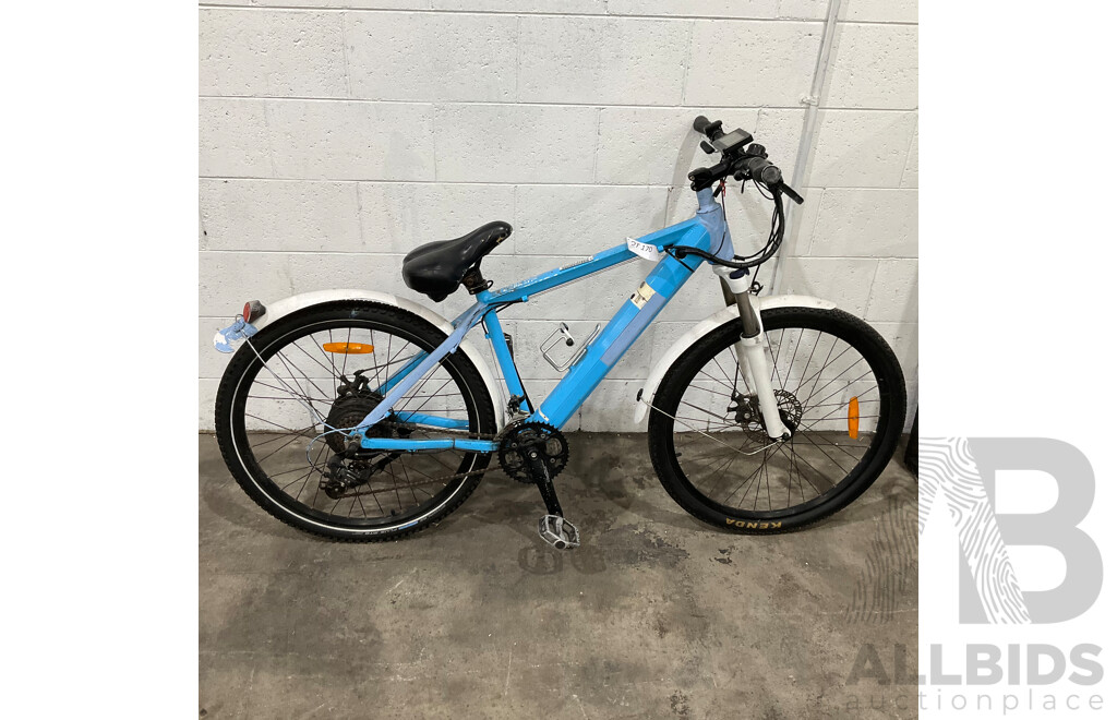 Blue E-Bike