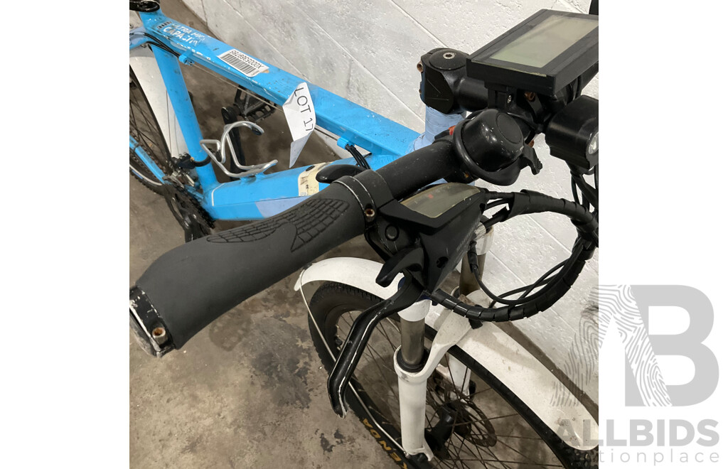 Blue E-Bike