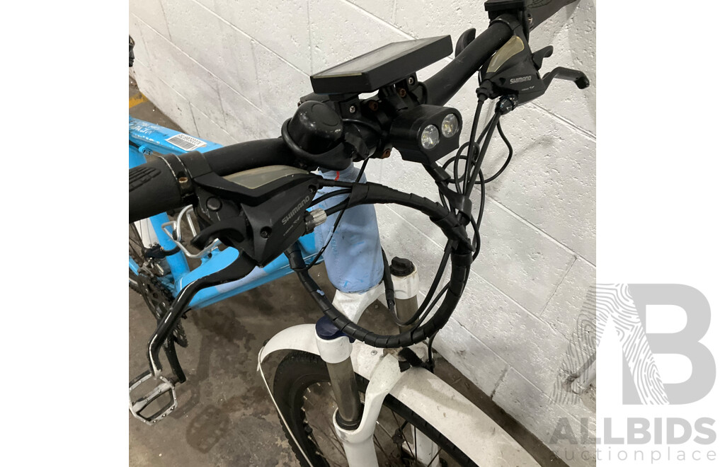 Blue E-Bike