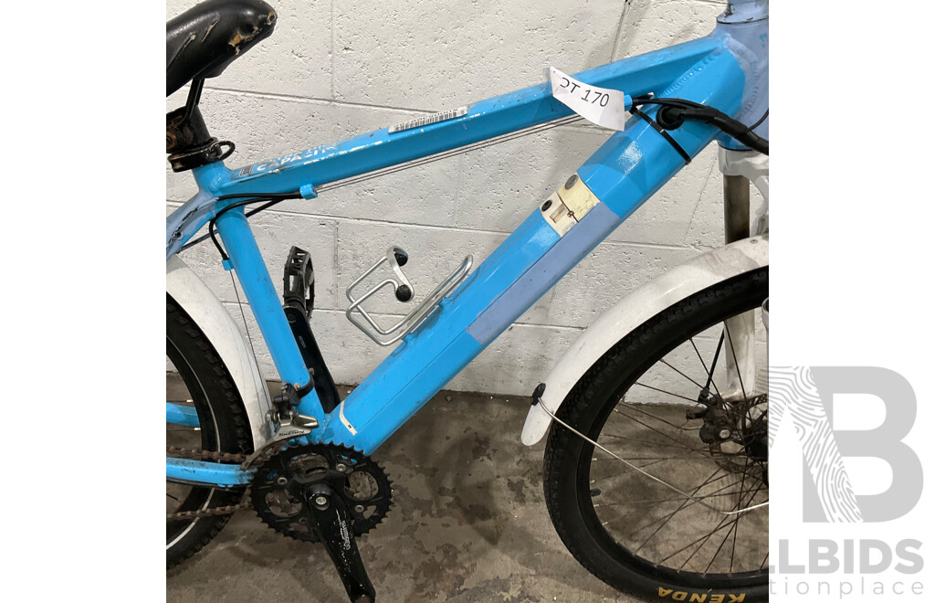 Blue E-Bike