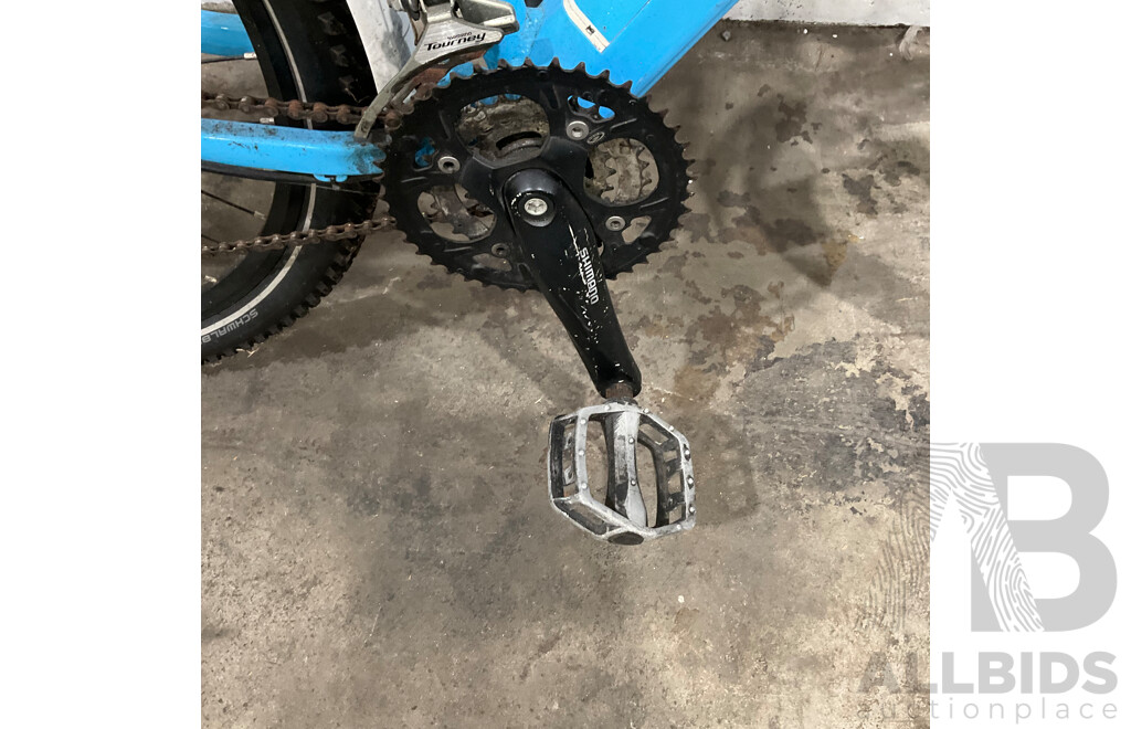 Blue E-Bike