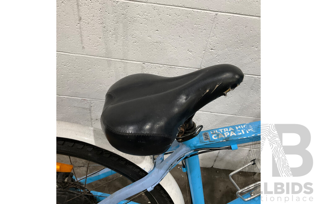Blue E-Bike