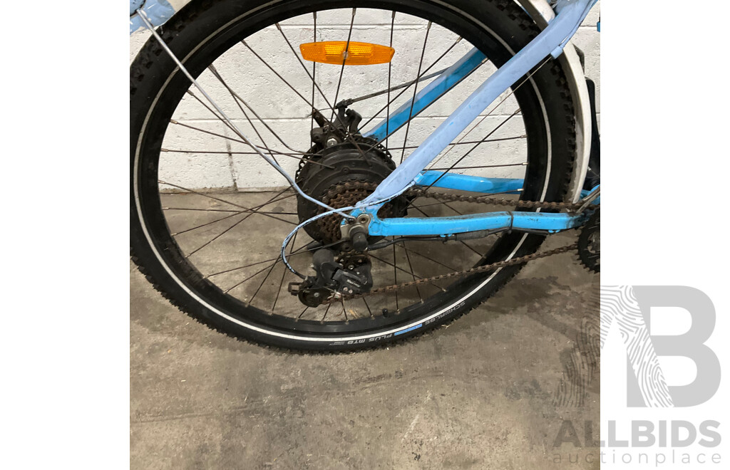 Blue E-Bike