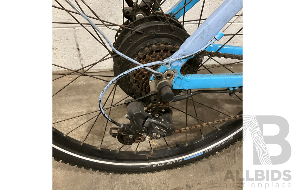 Blue E-Bike