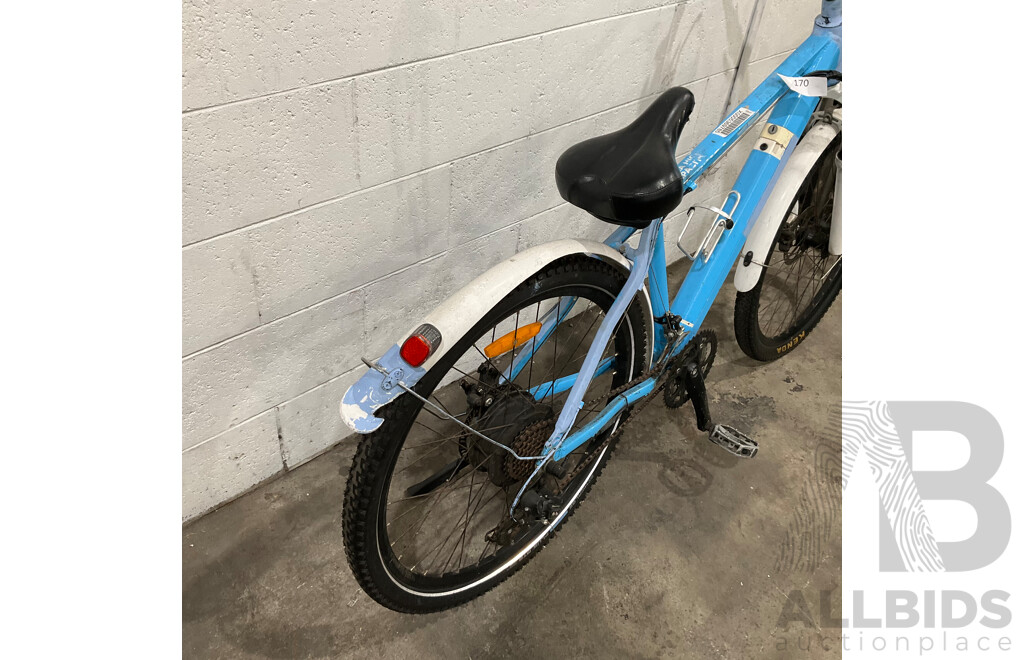 Blue E-Bike