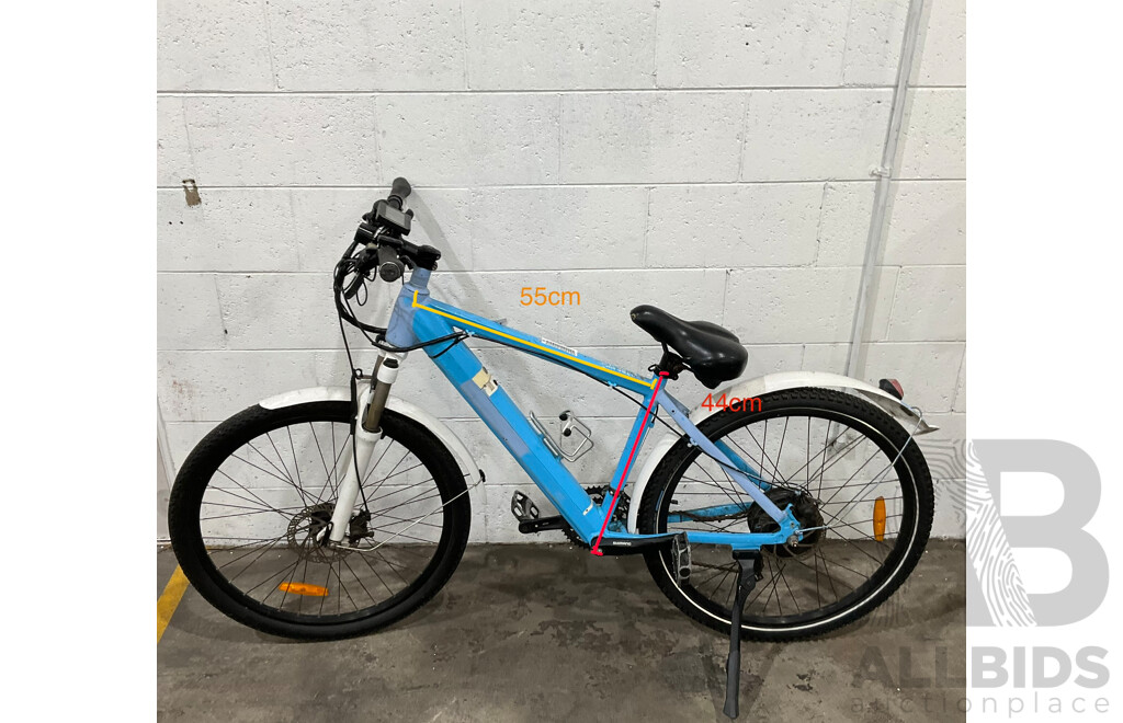 Blue E-Bike