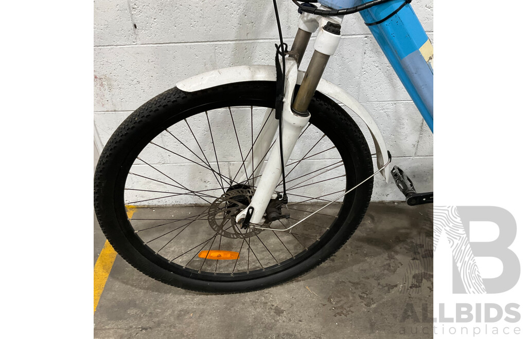 Blue E-Bike