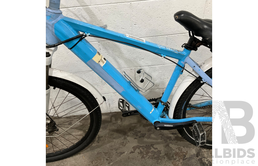 Blue E-Bike