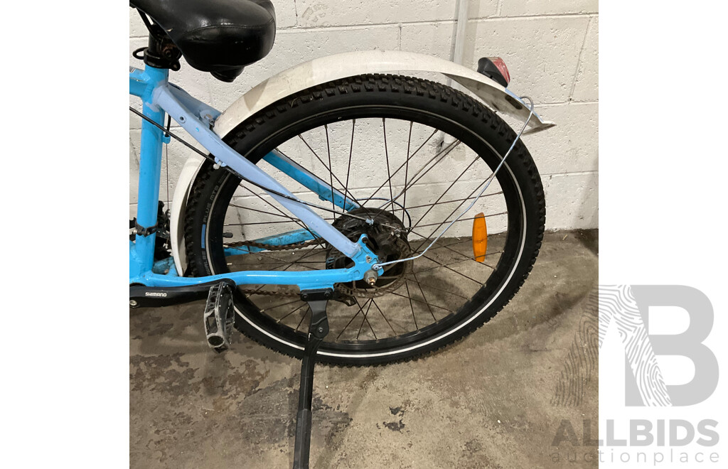 Blue E-Bike