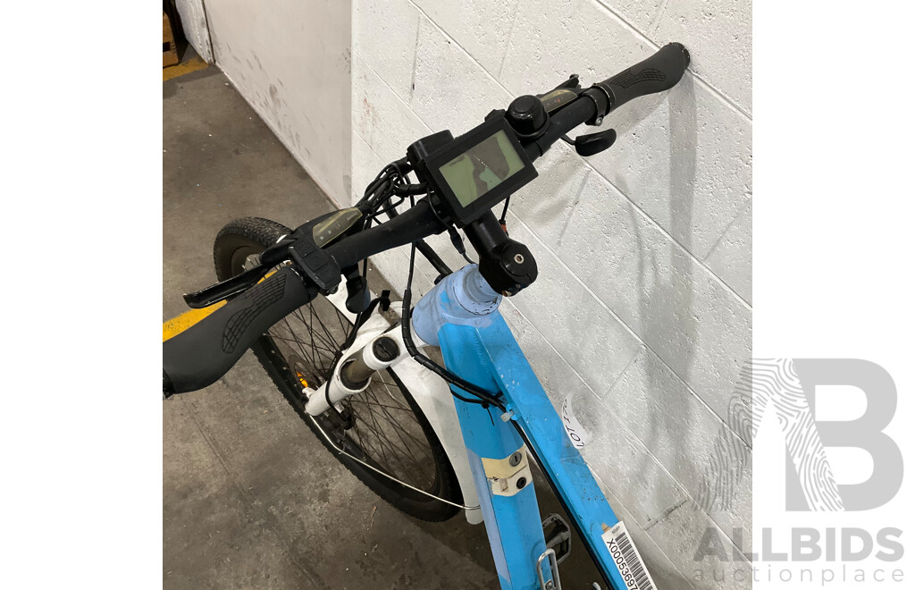 Blue E-Bike
