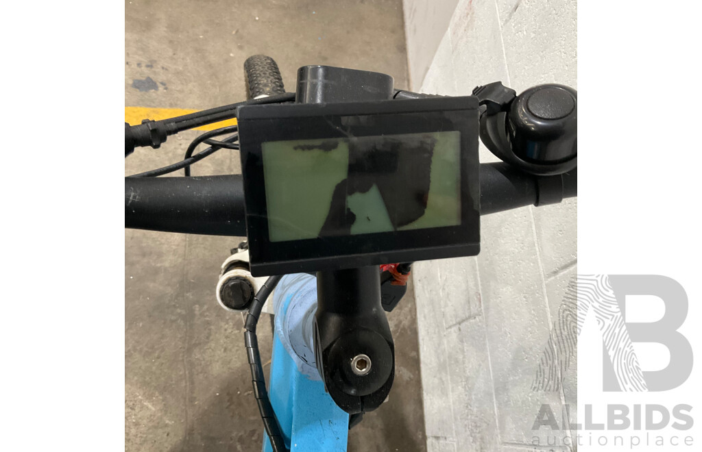 Blue E-Bike