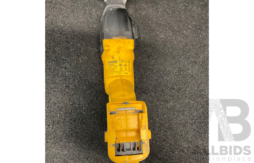 DeWALT 18V Brushless Rotary Hammer Drill (DCH033) - Skin Only and DeWALT TSTAK Tool Storage Box with Drill Bits