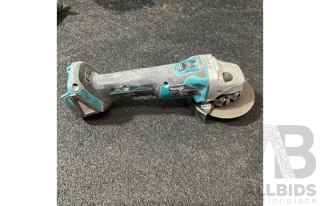 MAKITA 18V LXT Brushless Angle Grinder (DGA504) - Skin Only