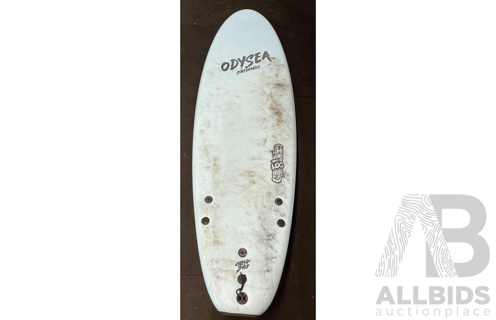 ODYSEA Softboard (6,0') with TRIGGER Surfboard Bag