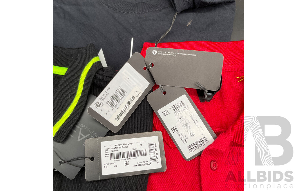 ARMANI EXCHANGE - Men's Polo Shirts and T-Shirt (S) - Lot of 3
