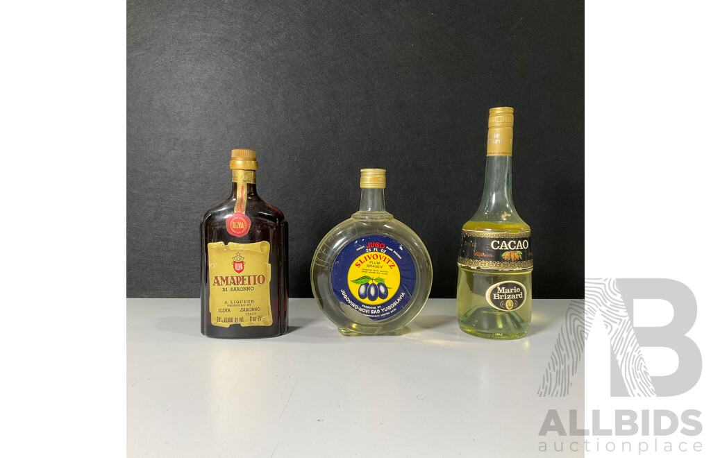 Three Bottles of Spirts
