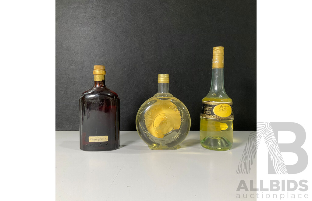 Three Bottles of Spirts