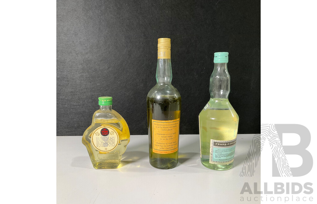 Three Bottles of Spirts