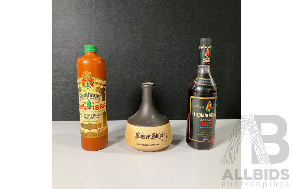 Three Bottles of Spirts