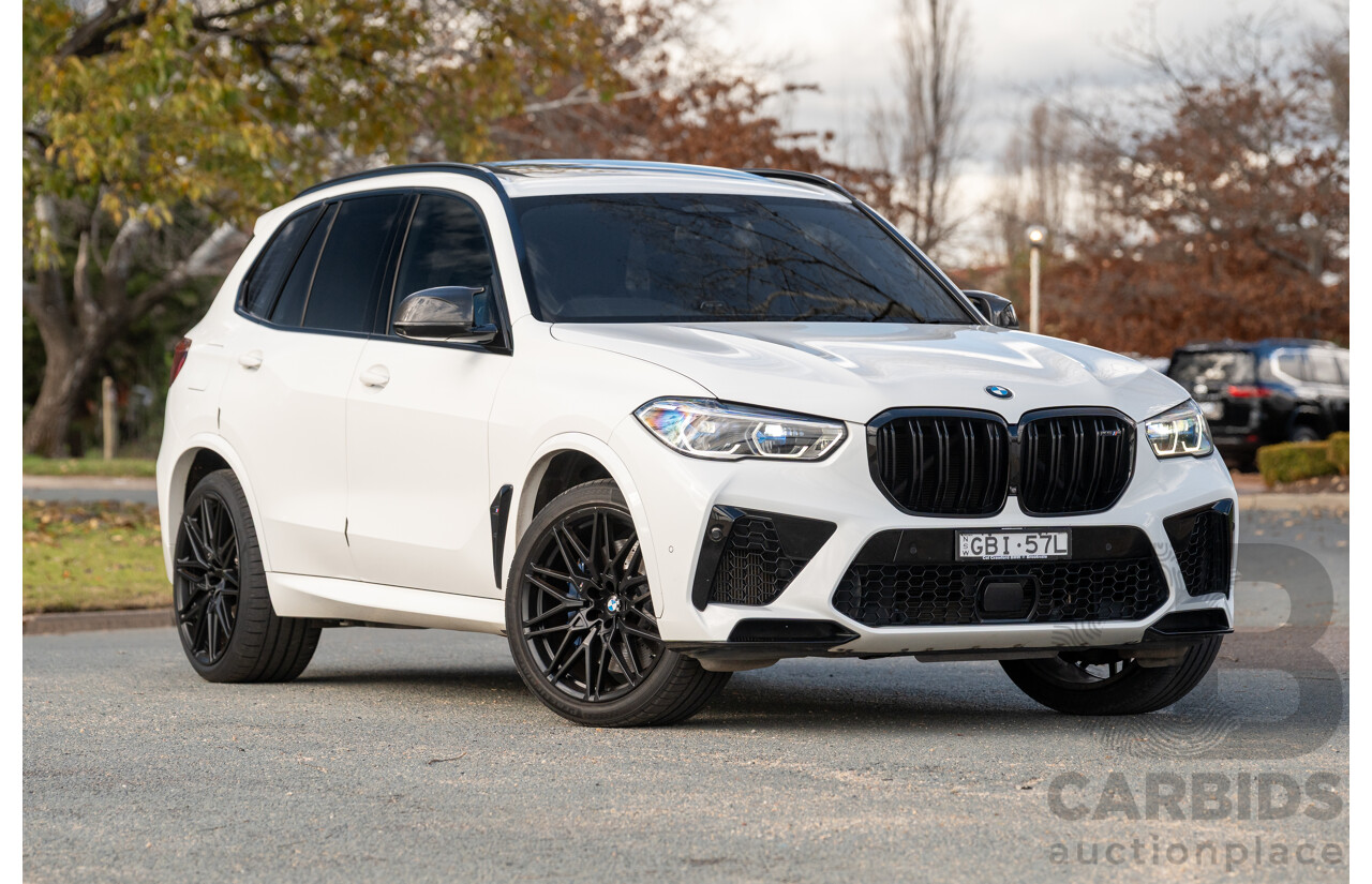 04/2020 BMW X5 M Competition F95 (AWD) MY20 4d Wagon Alpine White Twin Turbo V8 4.4L