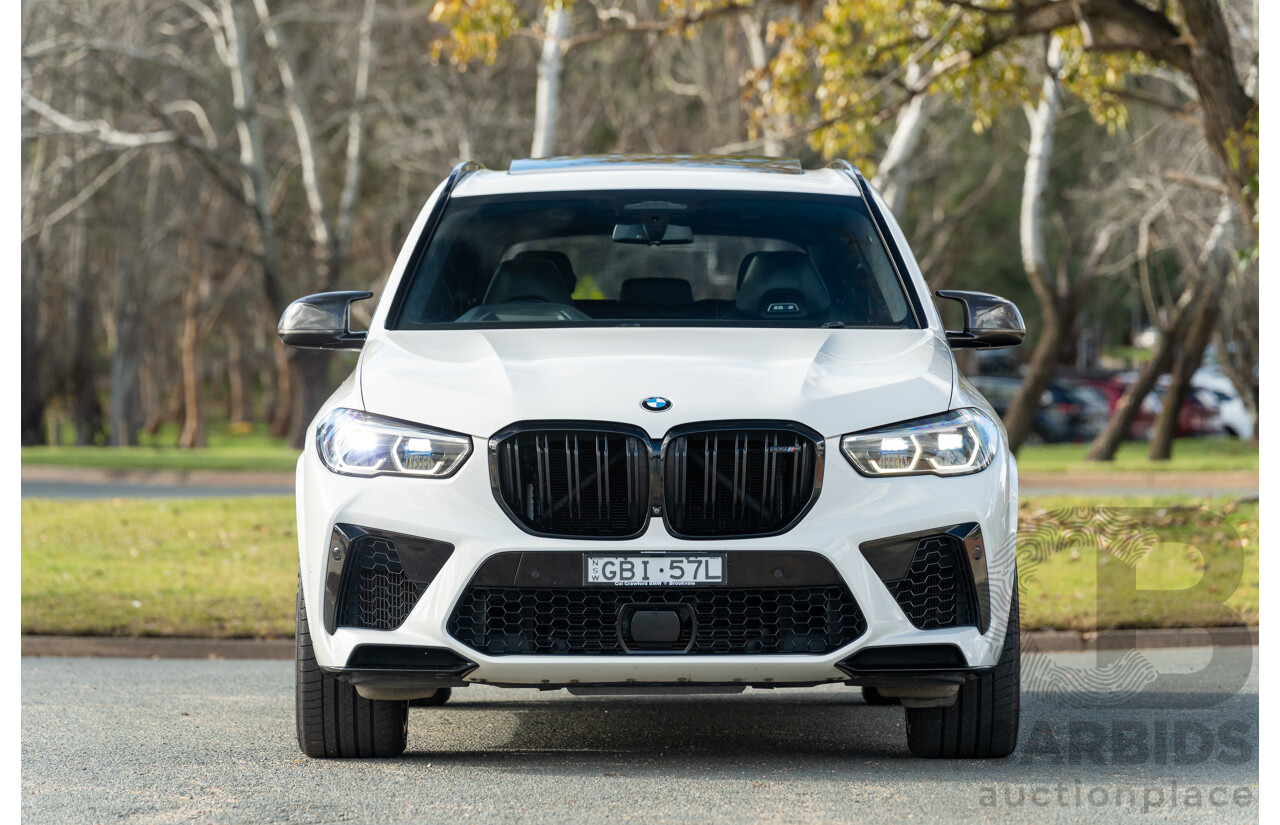 04/2020 BMW X5 M Competition F95 (AWD) MY20 4d Wagon Alpine White Twin Turbo V8 4.4L