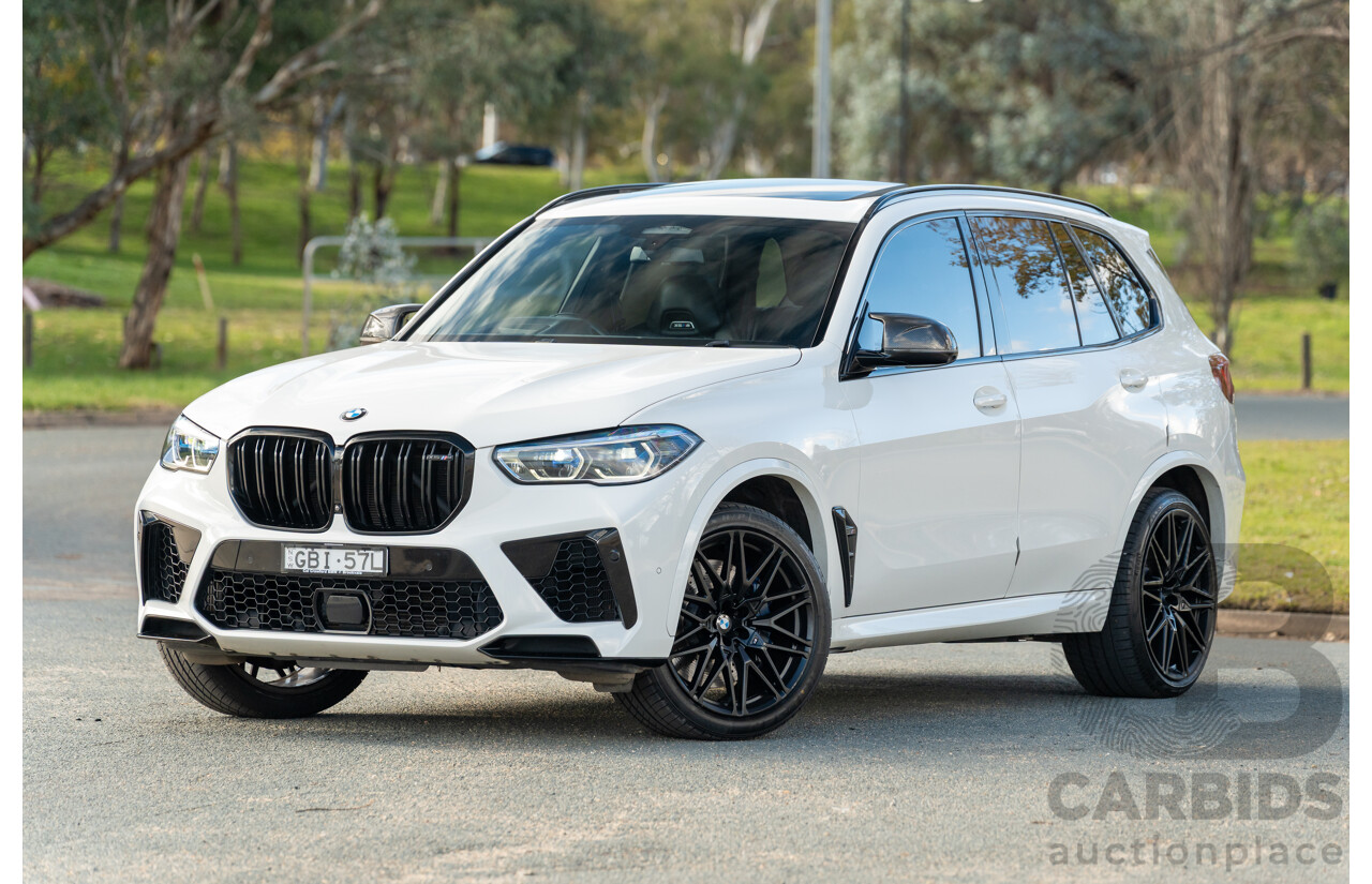 04/2020 BMW X5 M Competition F95 (AWD) MY20 4d Wagon Alpine White Twin Turbo V8 4.4L