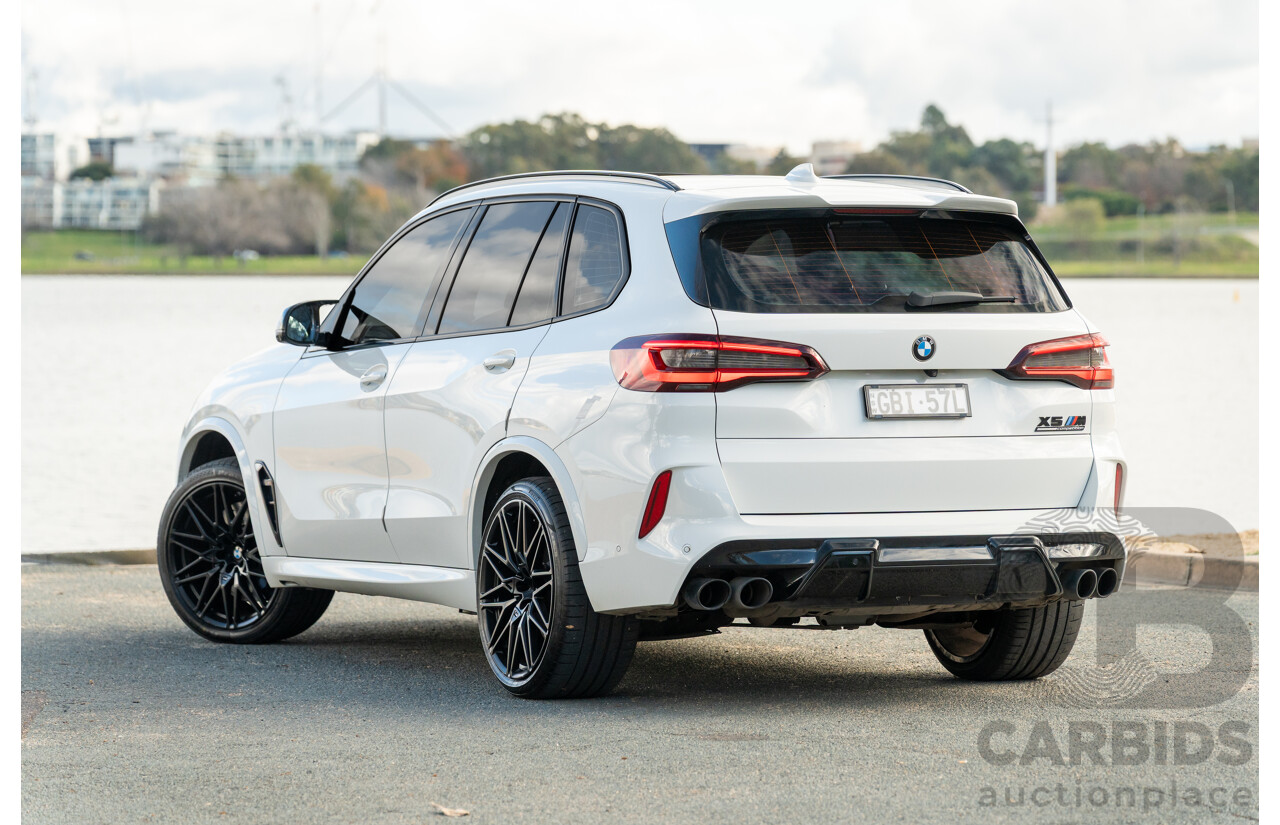 04/2020 BMW X5 M Competition F95 (AWD) MY20 4d Wagon Alpine White Twin Turbo V8 4.4L