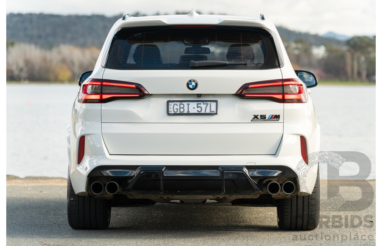 04/2020 BMW X5 M Competition F95 (AWD) MY20 4d Wagon Alpine White Twin Turbo V8 4.4L