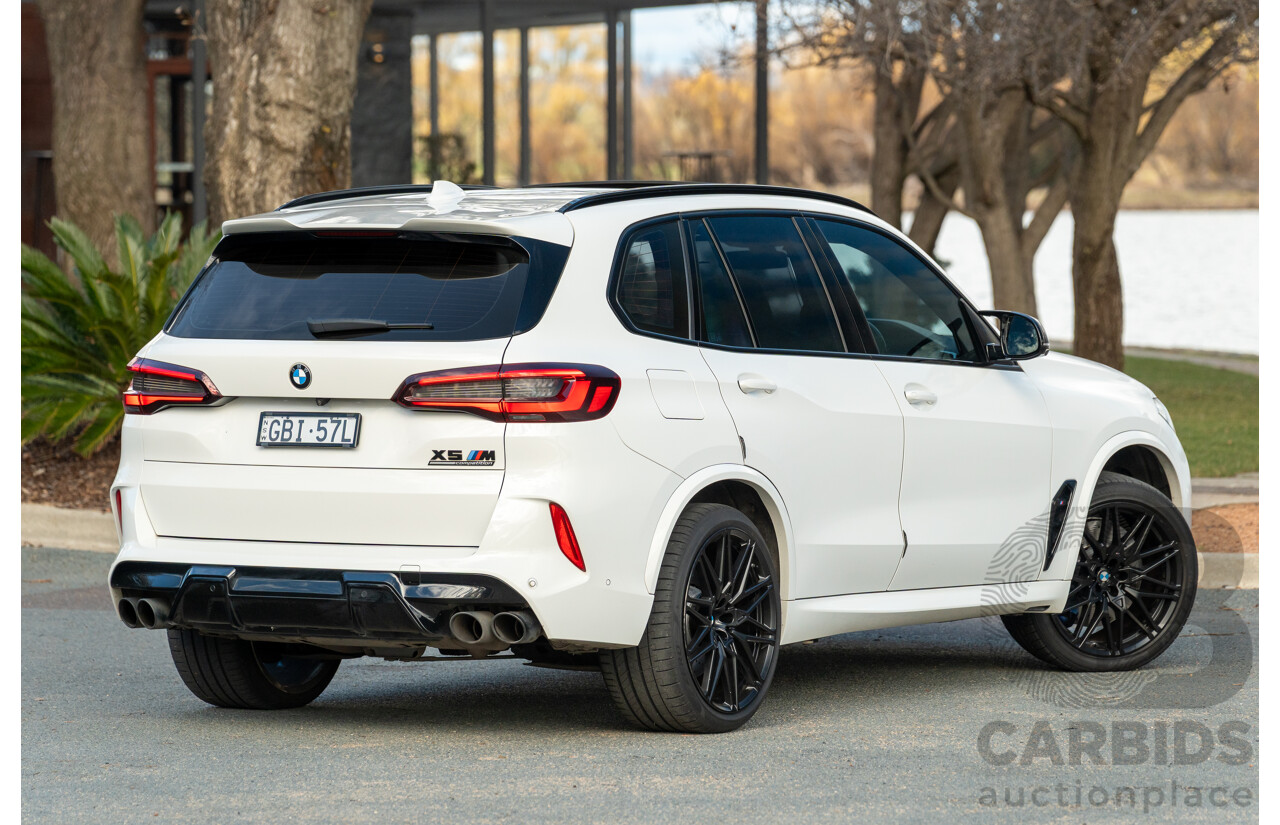04/2020 BMW X5 M Competition F95 (AWD) MY20 4d Wagon Alpine White Twin Turbo V8 4.4L