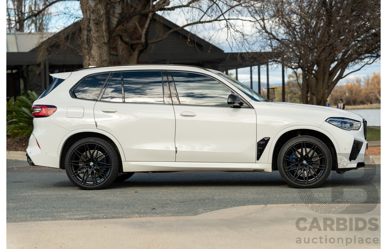 04/2020 BMW X5 M Competition F95 (AWD) MY20 4d Wagon Alpine White Twin Turbo V8 4.4L