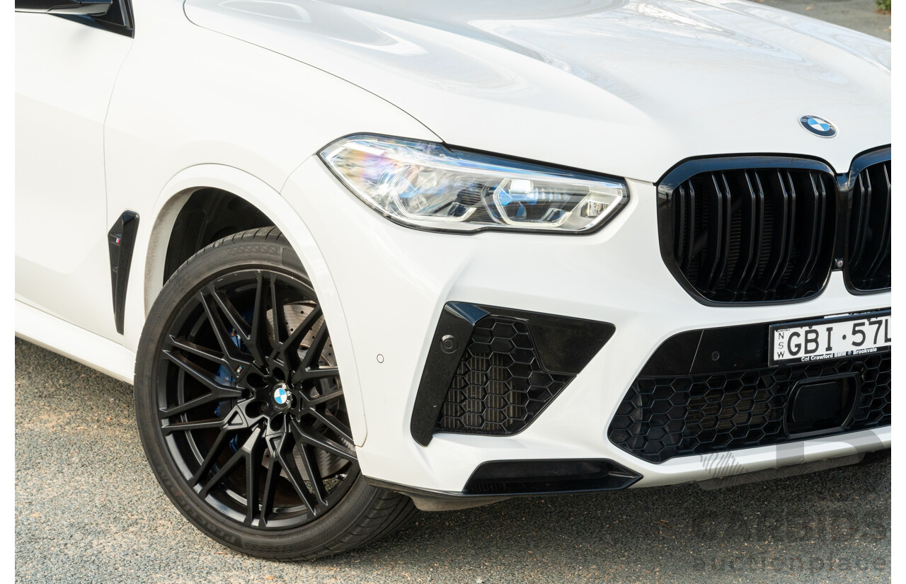 04/2020 BMW X5 M Competition F95 (AWD) MY20 4d Wagon Alpine White Twin Turbo V8 4.4L
