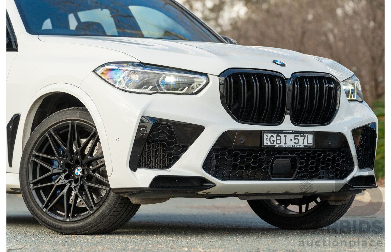 04/2020 BMW X5 M Competition F95 (AWD) MY20 4d Wagon Alpine White Twin Turbo V8 4.4L
