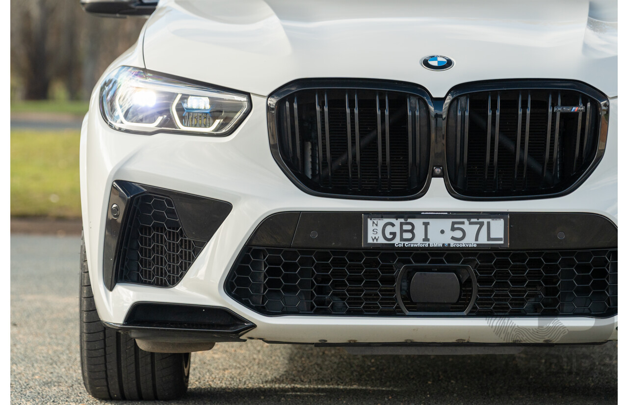 04/2020 BMW X5 M Competition F95 (AWD) MY20 4d Wagon Alpine White Twin Turbo V8 4.4L