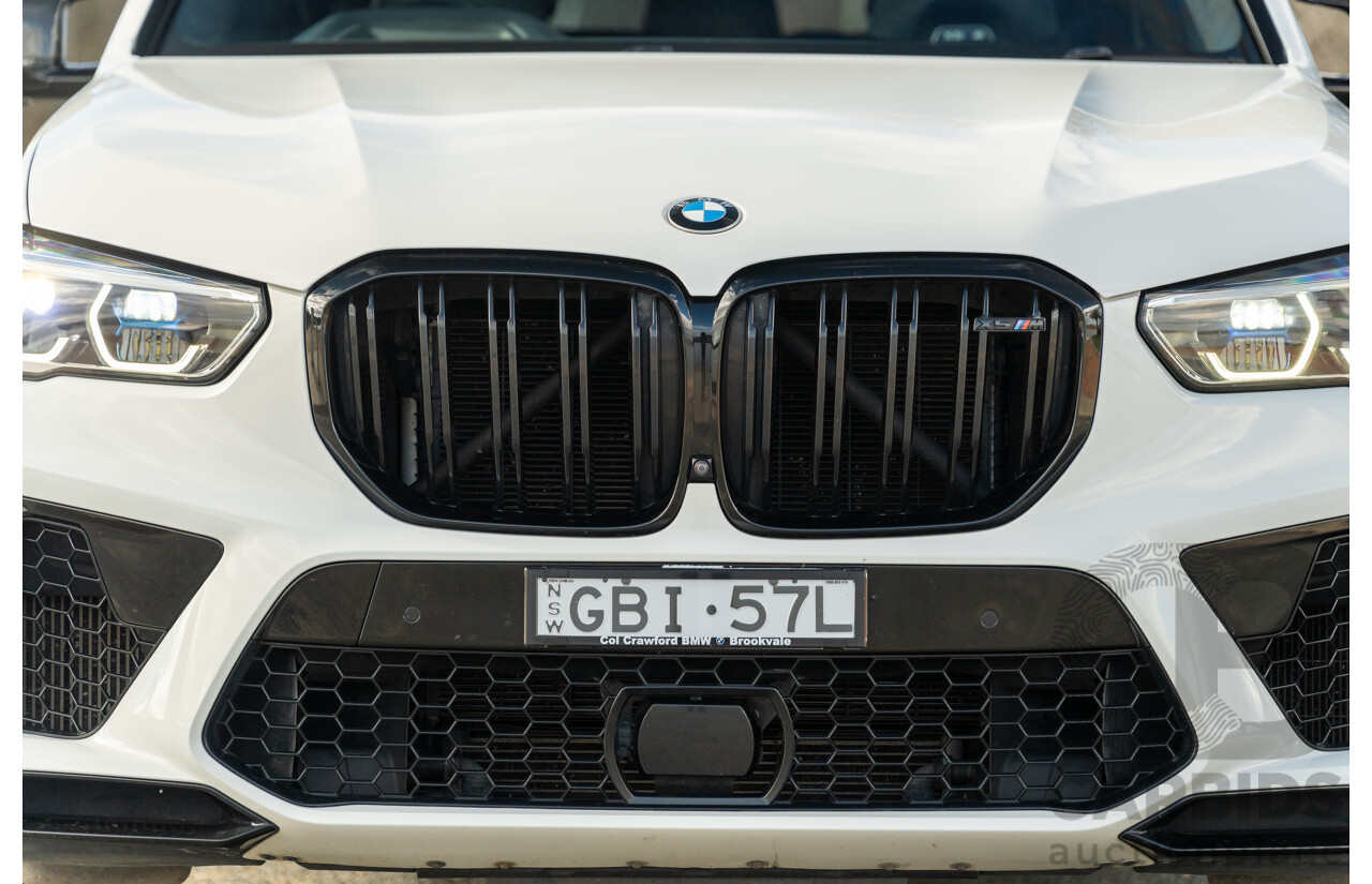 04/2020 BMW X5 M Competition F95 (AWD) MY20 4d Wagon Alpine White Twin Turbo V8 4.4L