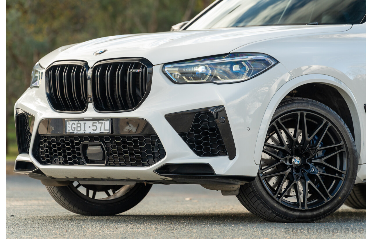 04/2020 BMW X5 M Competition F95 (AWD) MY20 4d Wagon Alpine White Twin Turbo V8 4.4L