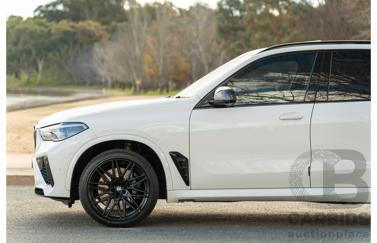 04/2020 BMW X5 M Competition F95 (AWD) MY20 4d Wagon Alpine White Twin Turbo V8 4.4L