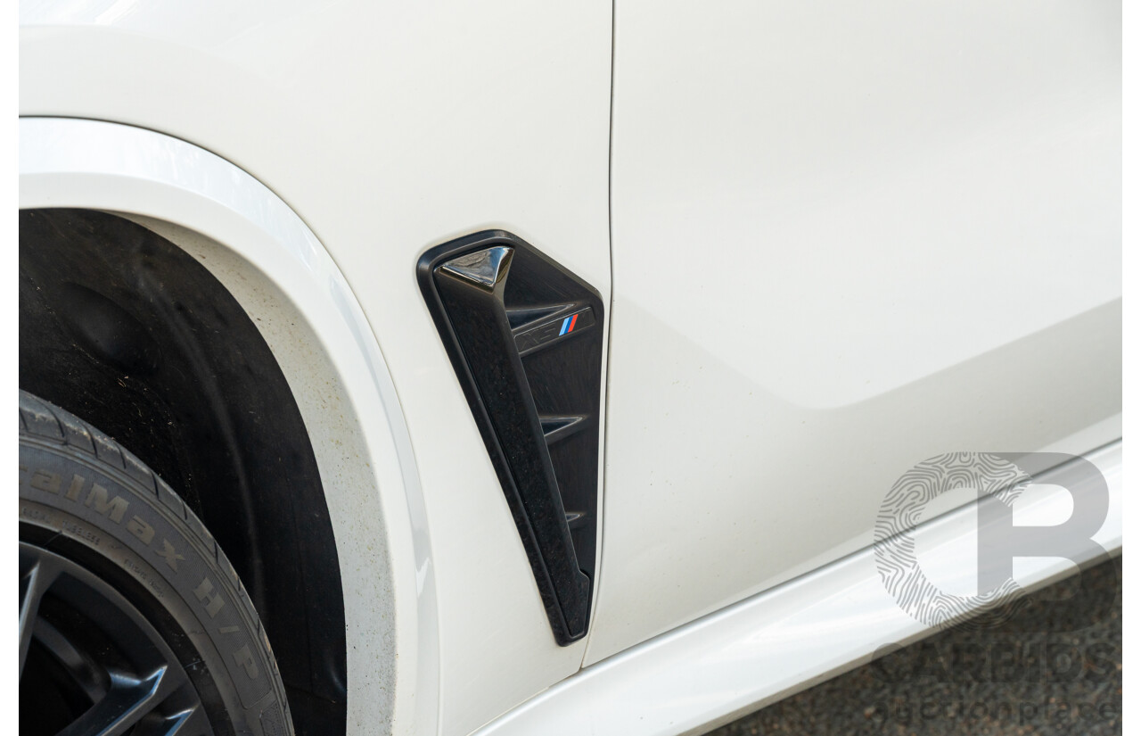 04/2020 BMW X5 M Competition F95 (AWD) MY20 4d Wagon Alpine White Twin Turbo V8 4.4L