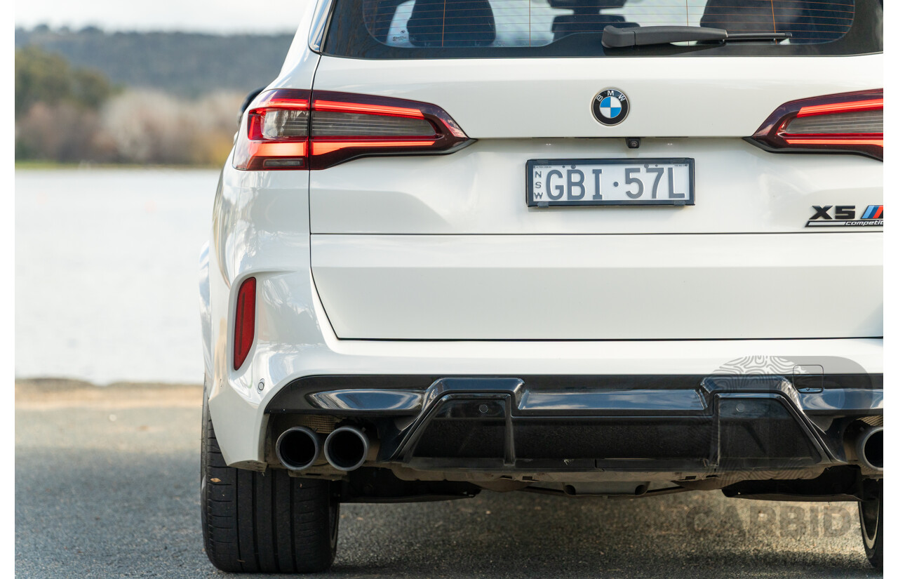 04/2020 BMW X5 M Competition F95 (AWD) MY20 4d Wagon Alpine White Twin Turbo V8 4.4L